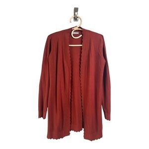 Stitch Fix: Evolution by Cyrus Davison Scallop Edge Cardigan in Colorado NWOT